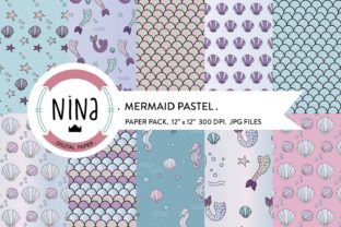 Download Mermaid Digital Paper Pack - Mermaid digital paper pack Collection