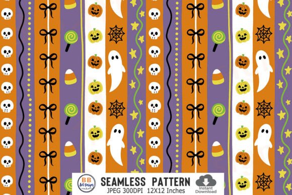 Download Coquette Halloween Pattern Stripes Paper - Stripes paper Collection