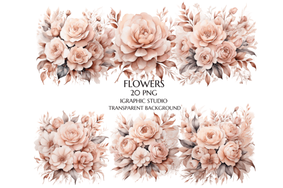 Download Rose Gold Flowers PNG, Pink Flowers Clip - Premium Resources